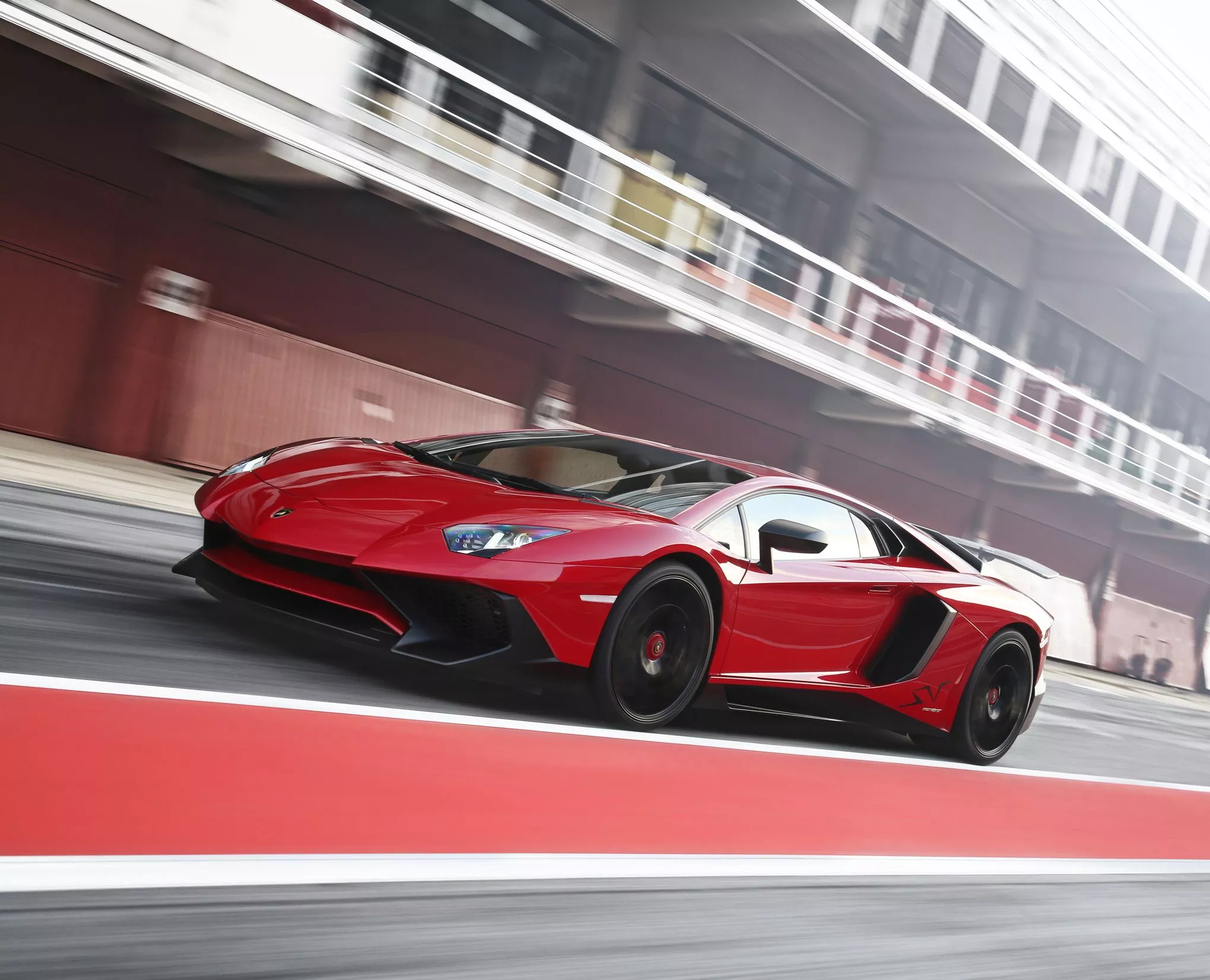 Image de présentation de la Lamborghini Aventador SVJ